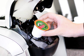 Two Rivers single-serve capsules for cappuccino style drinks at home.