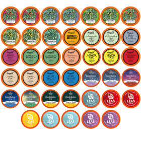 Two Rivers Tea Sampler Earl Grey and Yunnan flavors for quick Keurig brewing
