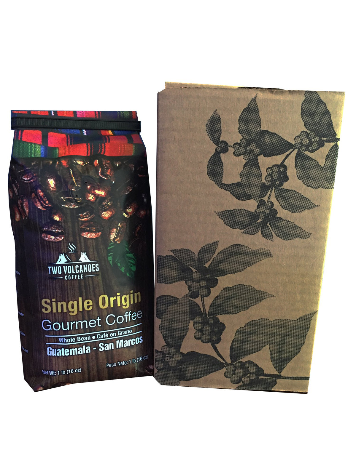 2-pack discount offer for Two Volcanoes Guatemala coffee