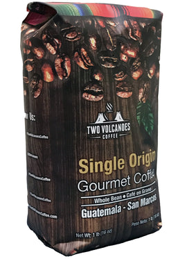Two Volcanoes Coffee whole bean Guatemala 1 lb for fresh aroma and flavor