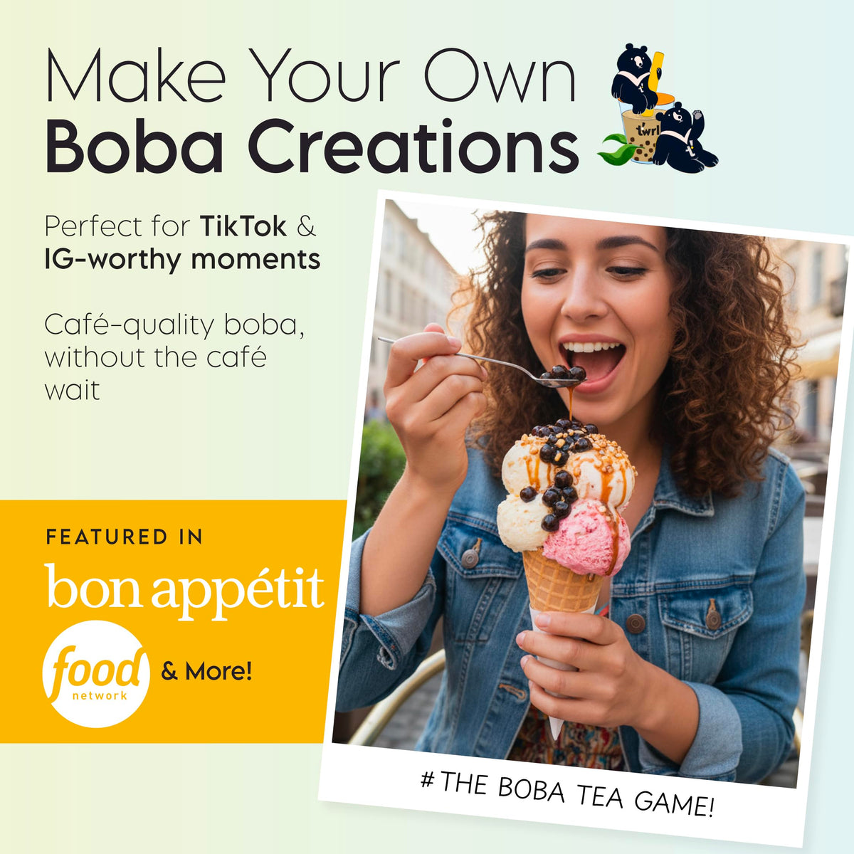Twrl Dairy-free soy-nut-free boba toppings for inclusive dessert moments.