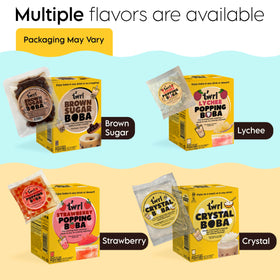 Twrl milk tea toppings allergen-free and vegan-friendly delight.