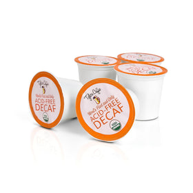 TYLERS COFFEE decaf K-Cup box front for everyday brewing.