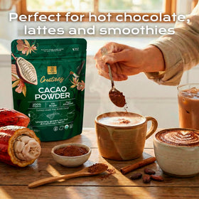 U Chocolate Organic Cacao Powder brownie batter adding rich flavor