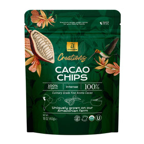 U Chocolate organic dark chips on the farm for premium baking