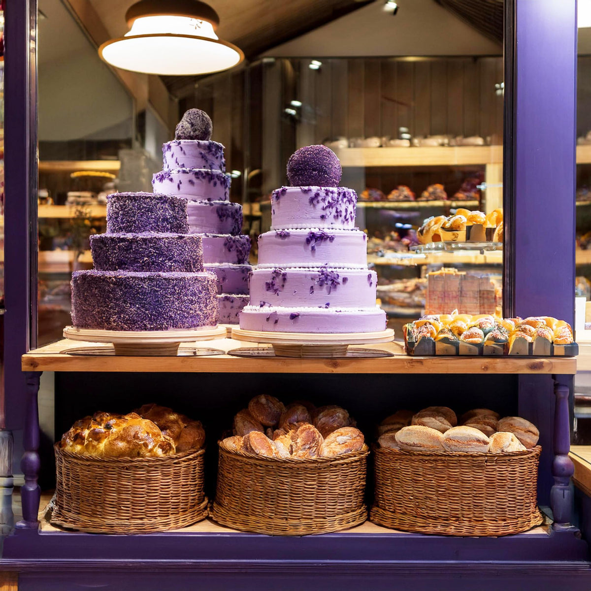 Ube Butterfly beverage mixing adds aroma and color to drinks.