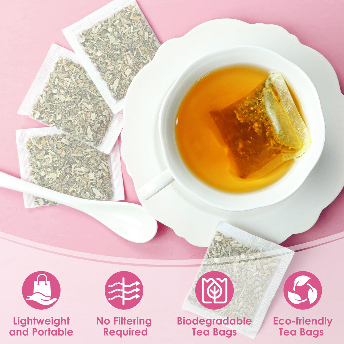 Morning UBEEKOO tea time promotes gentle balance and focus.