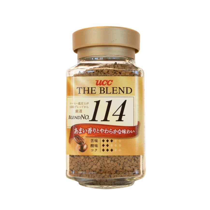 UCC Japanese Coffee Taste No. 114 package side, compact storage