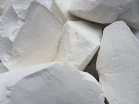 UCLAYS White Mountain chalk chunks packaging highlights natural edible product