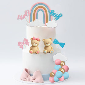 UFROMSKY white cloud toppers add whimsy and light texture
