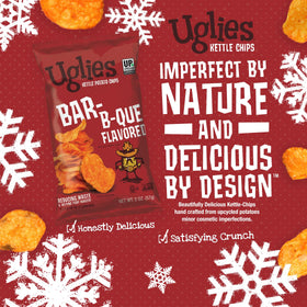 UGLIES pack-12-snack-bags emphasize gluten-free, kosher-friendly on-the-go choice.