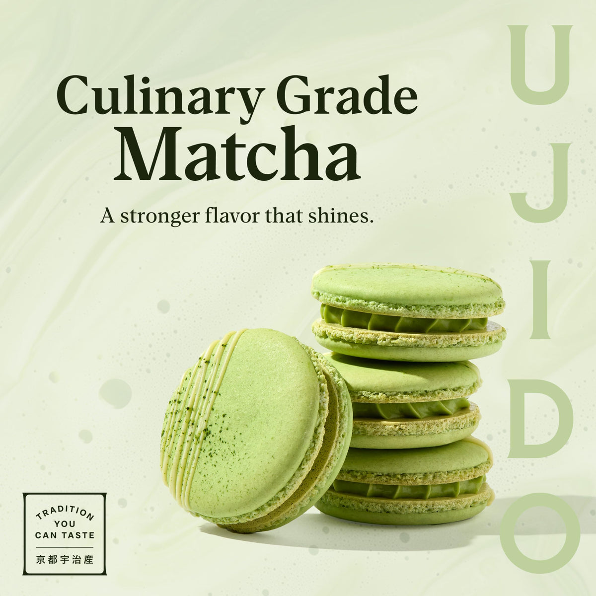 Ujido Summer Harvest culinary matcha used in cooking and recipes.