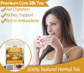 ULTHMOK corn silk tea bags caffeine-free option for any time