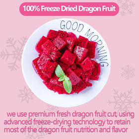 ULTHMOK dragon fruit chunks snack with natural sweetness and crunch