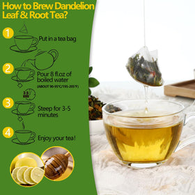 ULTHMOK packaging signals natural, additive-free dandelion ingredients.