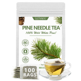 ULTHMOK pine needle tea bags packaging showcases natural, additive-free quality.