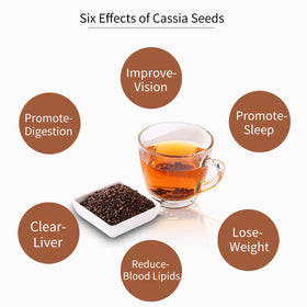 ULTHMOK farm-sourced cassia seeds highlighting quality and natural origins.