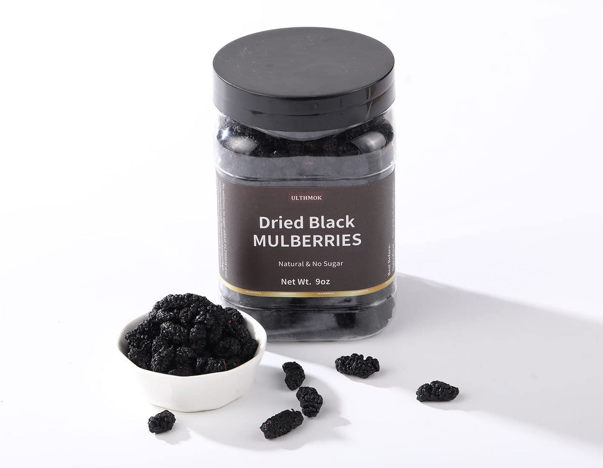 ULTHMOK quality-checked mulberries offering essential vitamins and minerals.