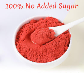 ULTHMOK strawberry powder in smoothie adds enriched flavor.