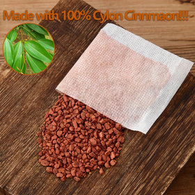 ULTHMOK tea bag in cup steeping captures rich aroma and smooth cinnamon notes.