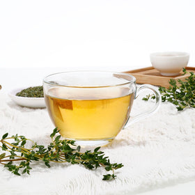 ULTHMOK thyme tea bag close-up shows real leaves