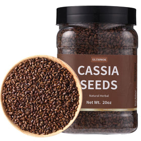 ULTHMOK top-grade cassia seed tea jar-20oz ready for daily brewing.