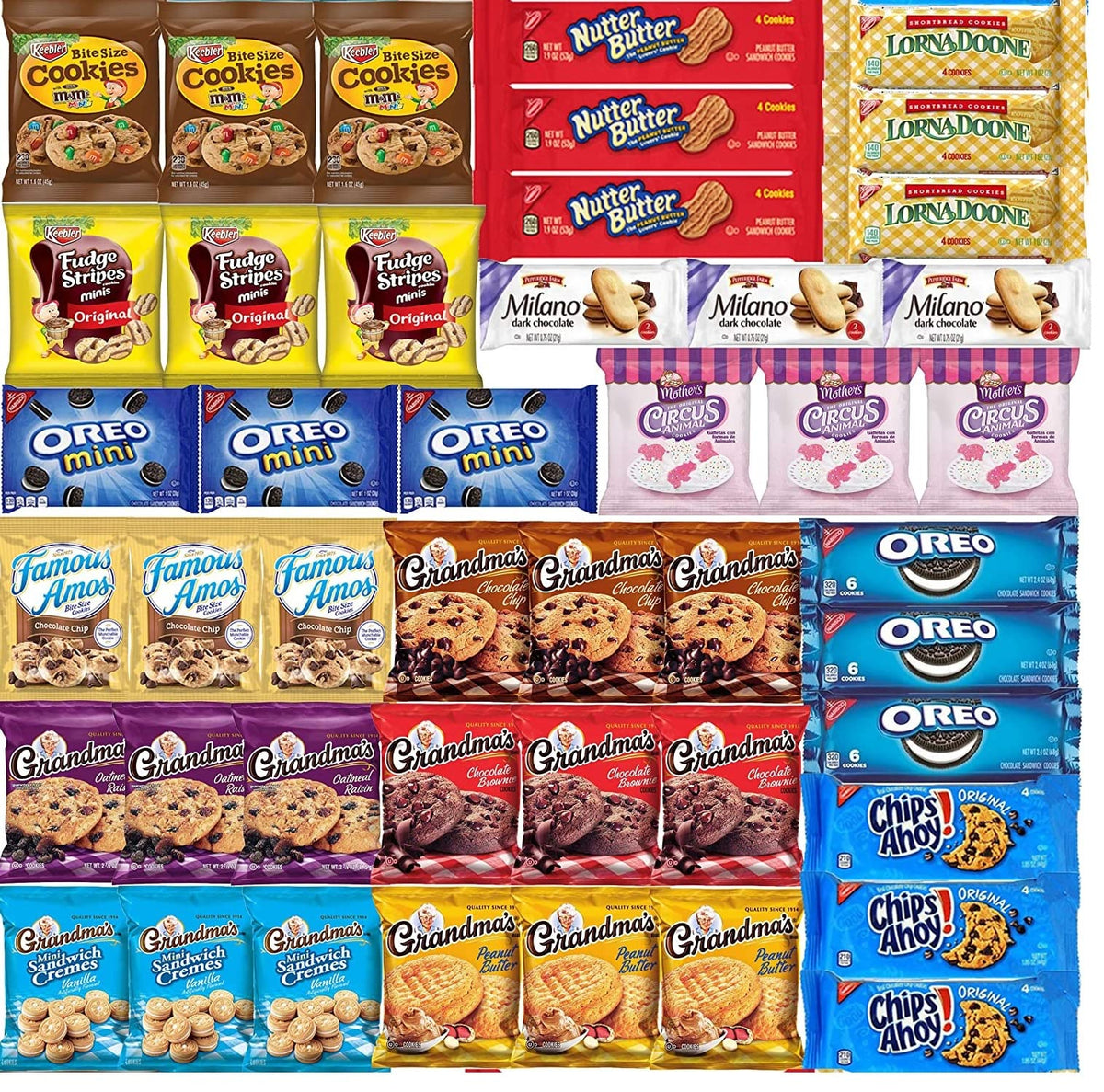 Ultimate Deals 45-count cookies variety pack front view, perfect for sharing