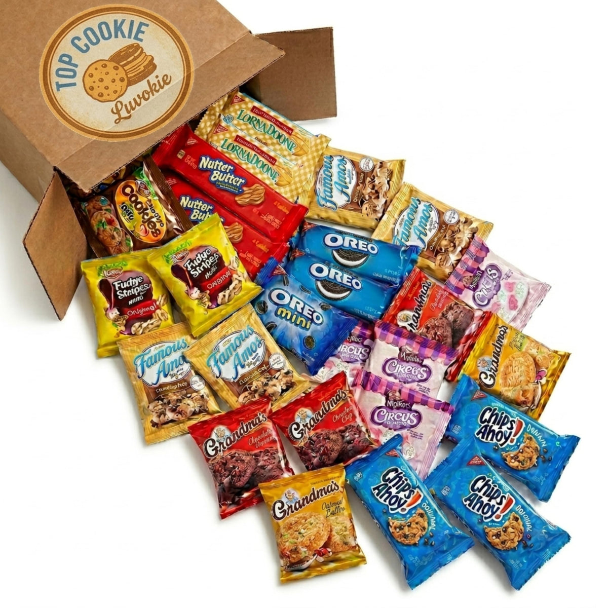 Ultimate Deals cookies variety close-up showing multiple flavors