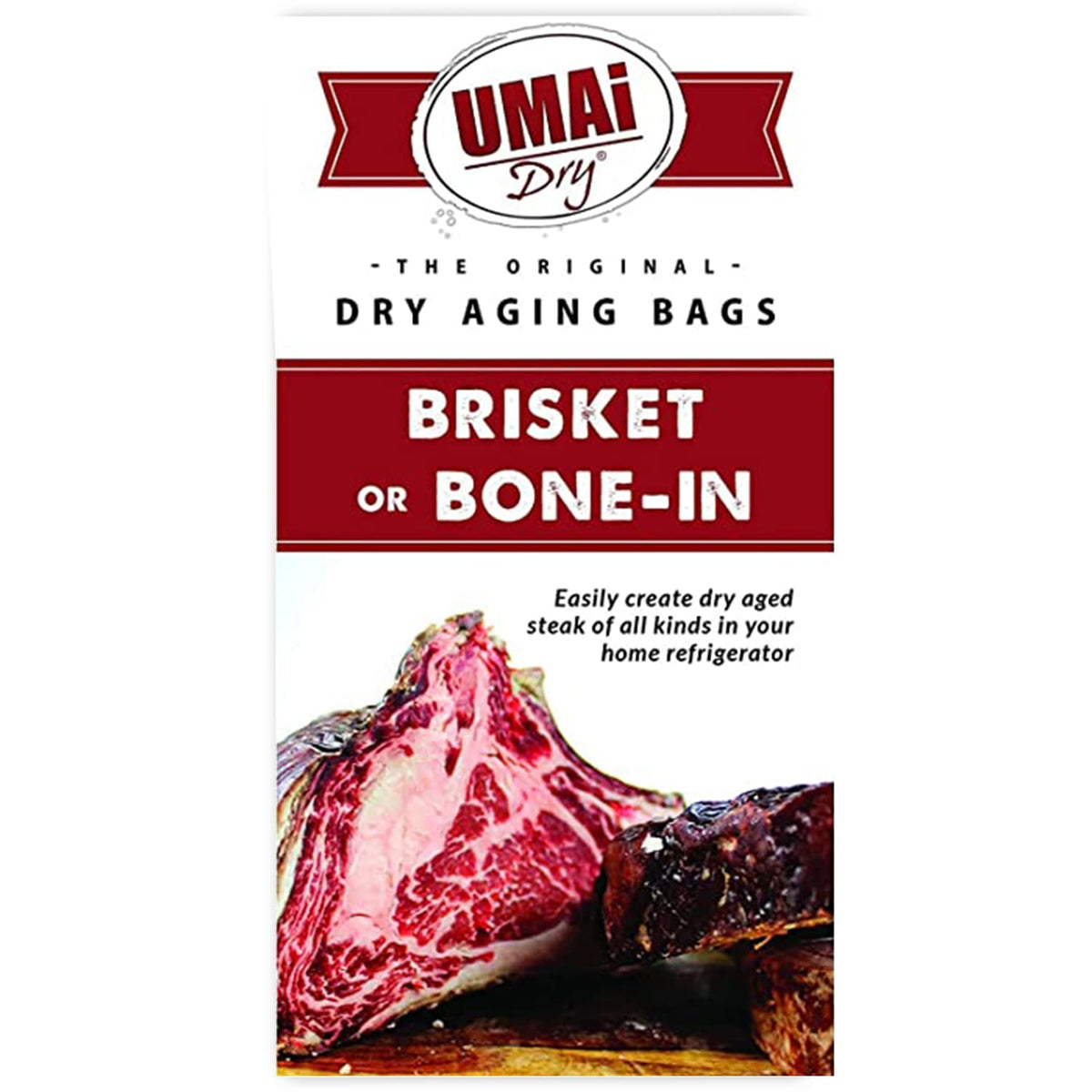 UMAi Dry aged beef after 28-45 days ready for grilling.