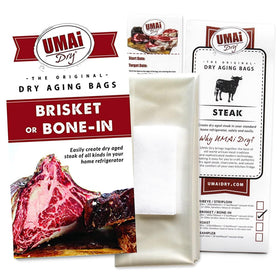 UMAi Dry aging bag for brisket during aging yields rich, even results.