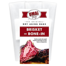 UMAi Dry aging bag for steaks enabling home aging and enhanced flavor.