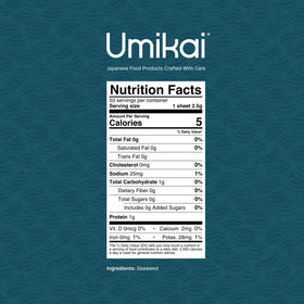 Umikai Nori sheets for temaki enable quick handheld rolls with reliable wrap