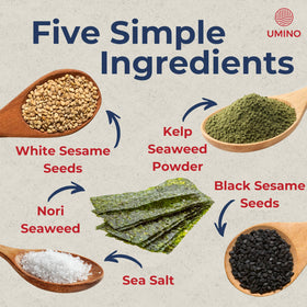 Umino Furikake nori sesame ingredients visible in the blend.