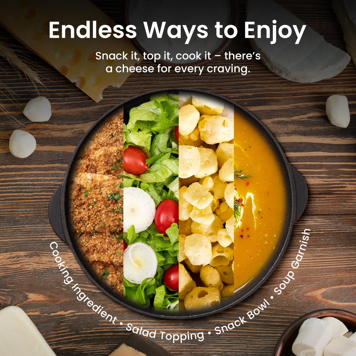 Umland's Crunchy Cheese cheddar travel-friendly snack ready for adventures