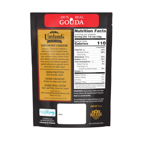 Umland's Gouda Crunch snack on the go for convenient protein-rich bites.