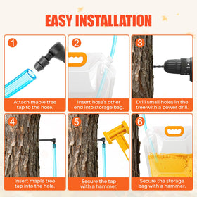 UMONIE Maple Syrup Tapping Kit drill bit enables clean holes.