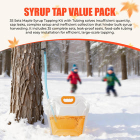 UMONIE Maple Syrup Tapping Kit fine mesh filters improve sap clarity.