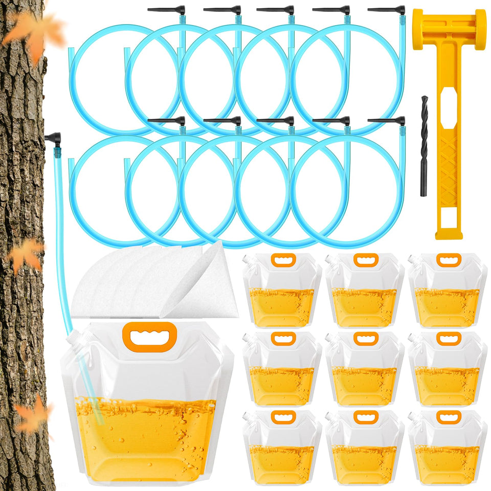 UMONIE Maple Syrup Tapping Kit taps provide stable sap flow.