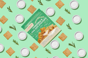 Unbothered Foods sourdough crackers fermentation process, naturally leavened flavor.