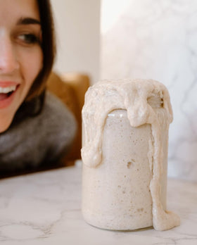 24 hour fermentation process of Unbothered Foods crackers