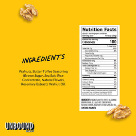 Trail mix idea with Unbound Butter Toffee Walnuts for versatile snacking