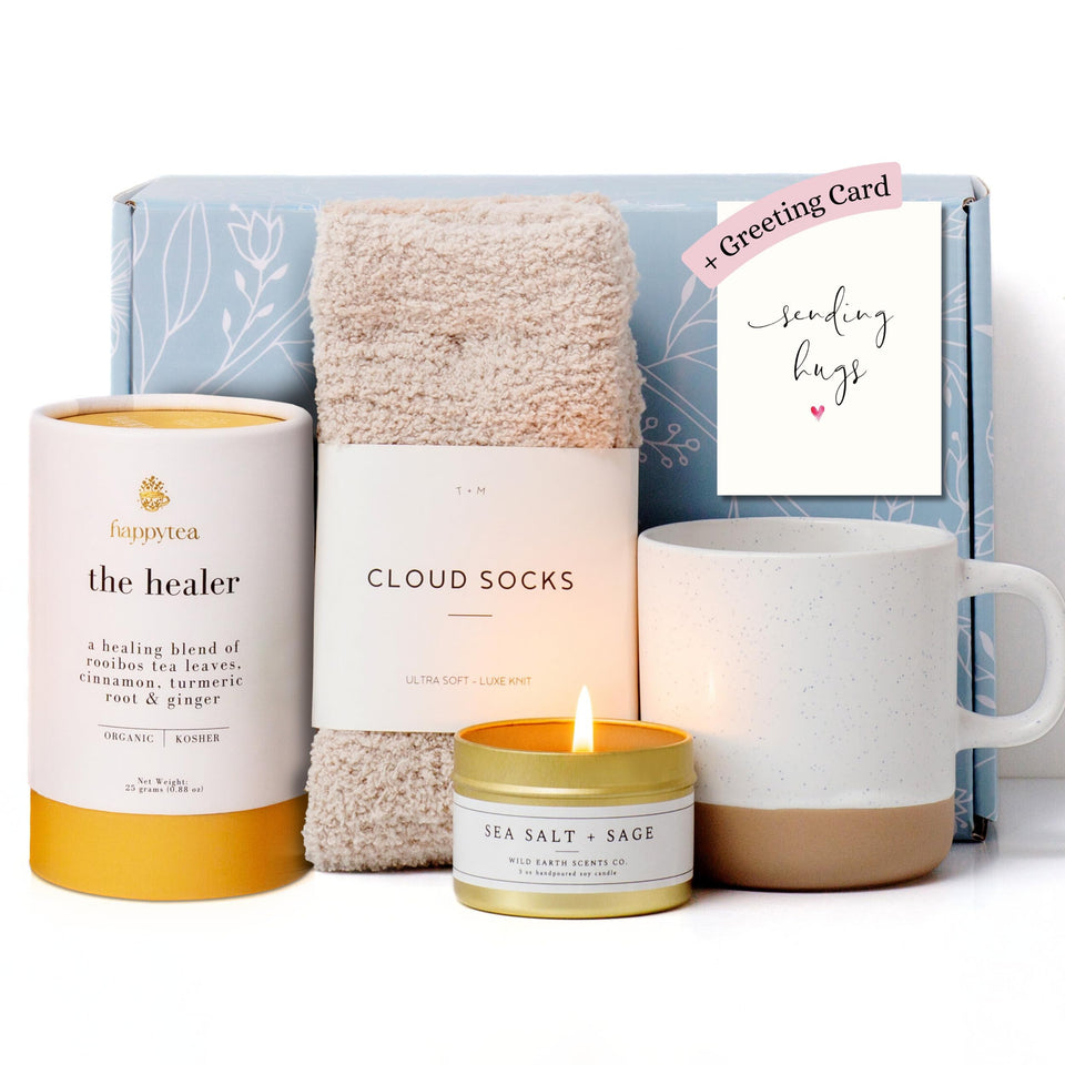 Unboxme Get Well Gift Box fluffy socks for cozy warmth and comfort