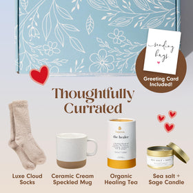 Unboxme Get Well Gift Box tea set lemon ginger for soothing rituals