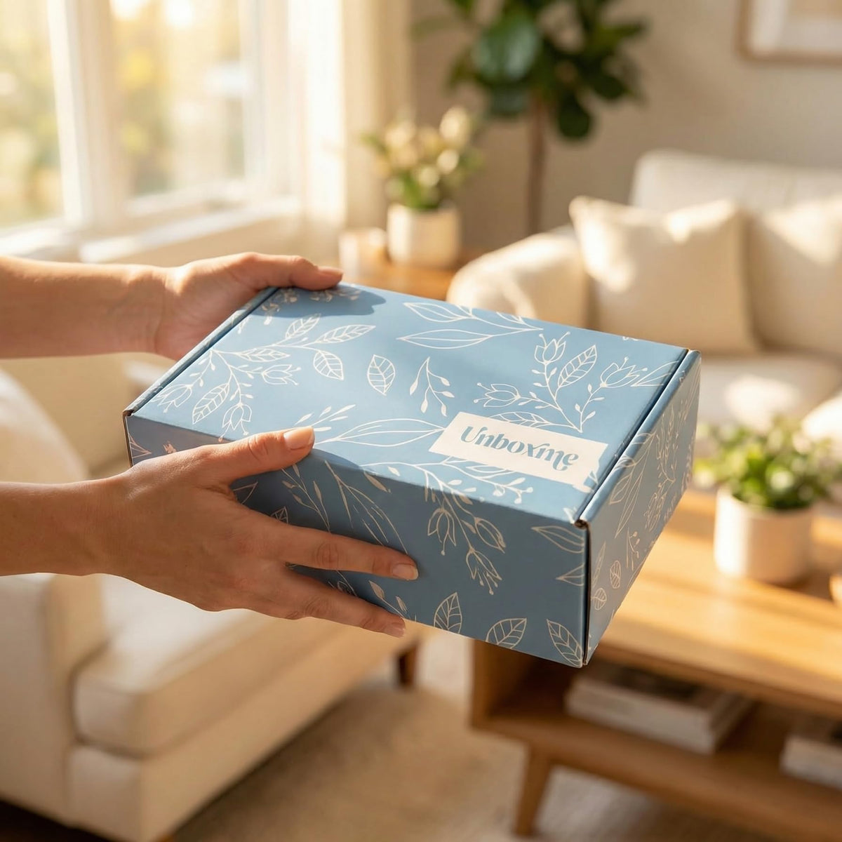 Unboxme gift-box-ready-packaging shown for direct gifting