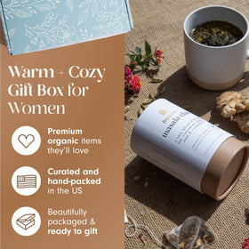 Unboxme Gifts cream speckled mug supports cozy tea moments.
