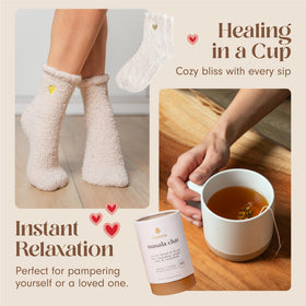Unboxme Gifts honey and cinnamon accent chai with natural sweetness.