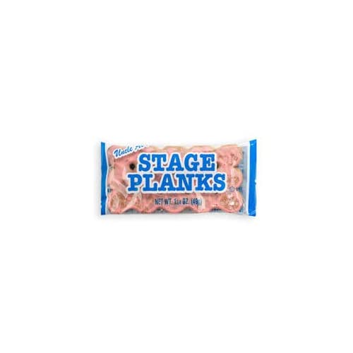 Uncle Al's Original Stage Plank cookies with pink icing, perfect for sharing, two boxes
