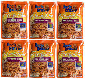 Uncle Ben's Ready Rice Red Beans & Rice pack ready to heat for quick meals.