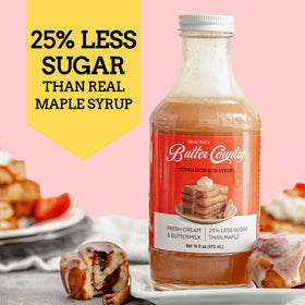 Uncle Bob's Cinnamon Bun Syrup in coffee for cinnamon flair