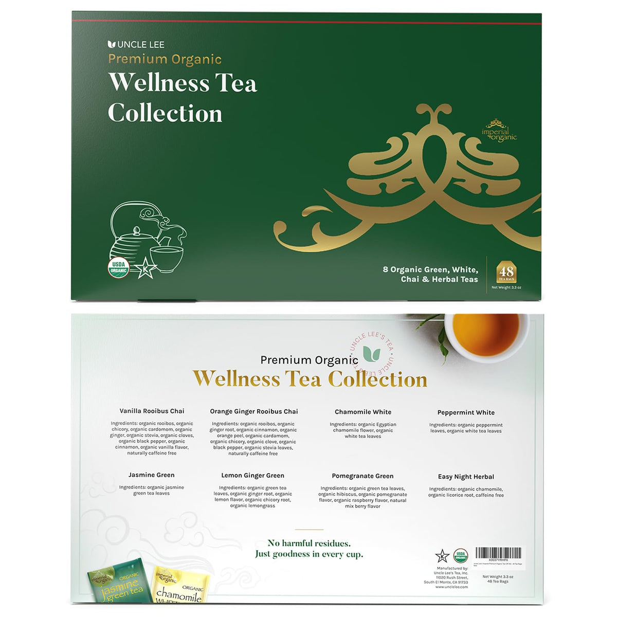 Easy Night Herbal teabag from Uncle Lee's Tea